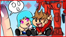 Anime Chibi Fnf vs Finger - Friday Night Funkin' Animation - Sky . Tord