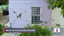 Sismo provoca daños en casas, hospitales y derrumbes carreteros