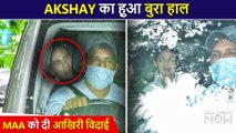 Akshay Kumar Devastated, Reaches With Wife Twinkle Khanna To Perform Last Rites Of Mom