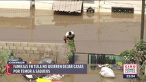 Crisis y pánico en Tula por desbordamiento del Río Tula