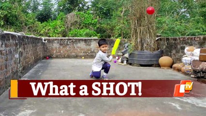 Joy To Watch: 3-YO Odisha Kid Does Some Clean Hitting With Cricket Bat
