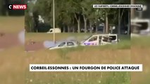 Corbeil-Essonnes : un fourgon de police attaqué
