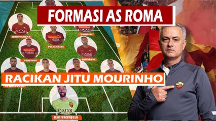 HARAPAN ROMANISTI SEMAKIN BESAR, INILAH STARTING XI TERBAIK AS ROMA BERSAMA JOSE MOURINHO