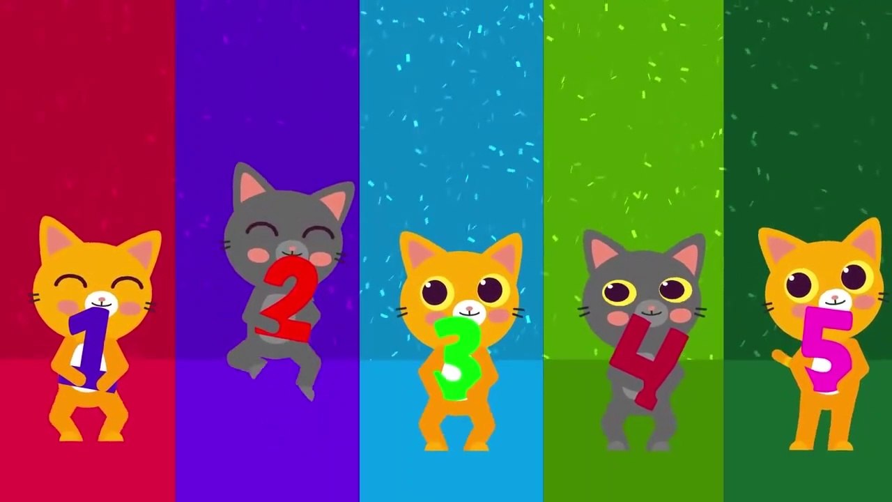 Beş Küçük Kedi - Saymayı Öğreten Çocuk Şarkısı