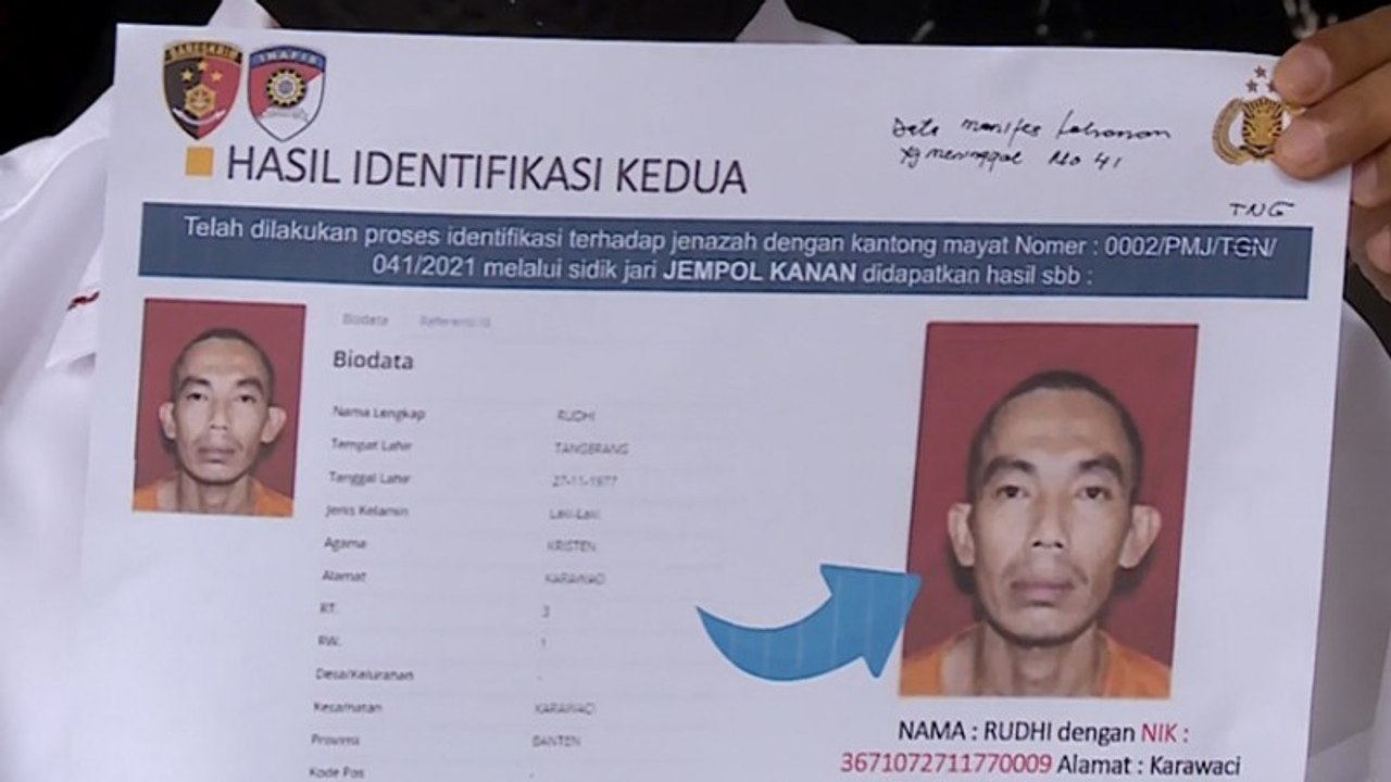 Satu Jenazah Korban Kebakaran Lapas Tangerang Berhasil Teridentifikasi