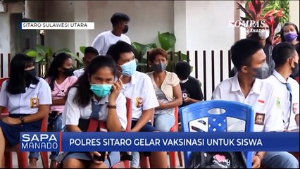 Download Video: Polres Sitaro Gelar Vaksinasi Untuk Siswa