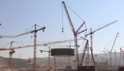 Akkuyu NGS'nin ikinci güç ünitesine iç koruma kabuğunun ikinci katmanı kuruldu