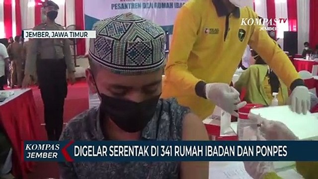 Program Vaksinasi Merdeka Menyasar Pondok Pesantren dan Rumah Ibadah