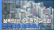 꿈쩍 않는 수도권 아파트값...민간규제 완화되나? / YTN