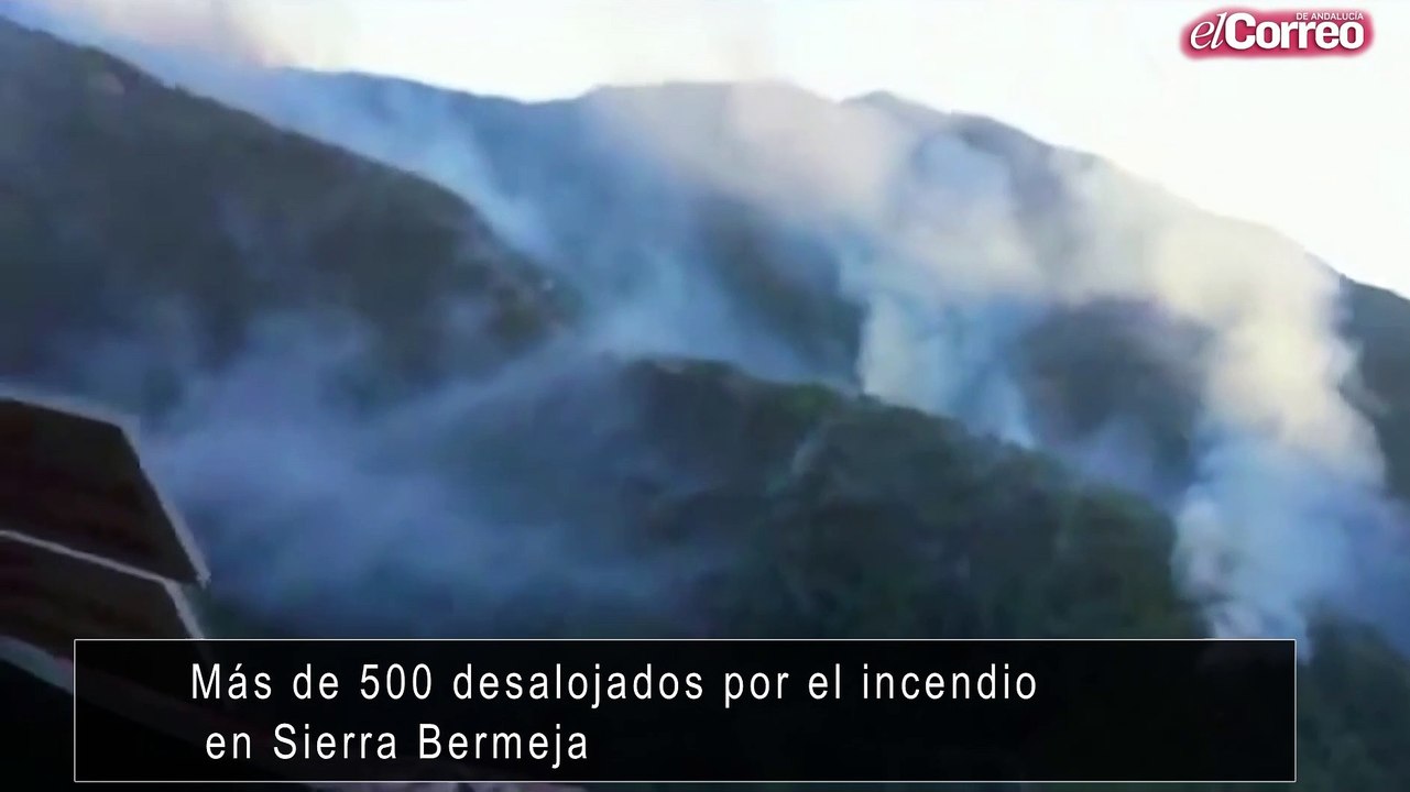 Incendio en Sierra Bermeja