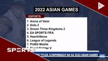 8 Esports titles, kumpirmado na sa 2022 Asian Games
