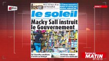 Infos du matin - 09 Septembre 2021 - Revue des titres avec Mor Talla Gaye