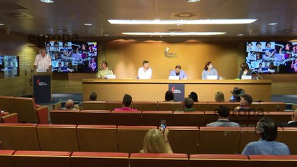 Rueda de prensa de presentación del concierto benéfico 'El último aplauso'