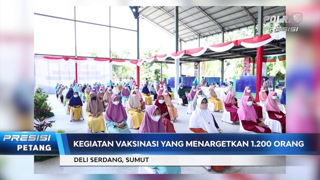 Vaksinasi Merdeka Polri Bagi Pondok Pesantren & Rumah Ibadah Di Wilayah Polda Sumut