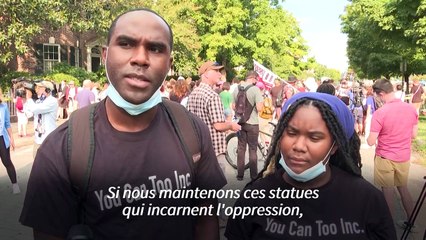 Etats-Unis: une statue du général Lee déboulonnée