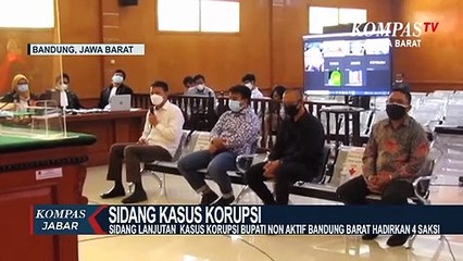Sidang Korupsi Aa Umbara Hadirkan 4 Saksi