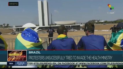 Brazil: President's supporters reject protests