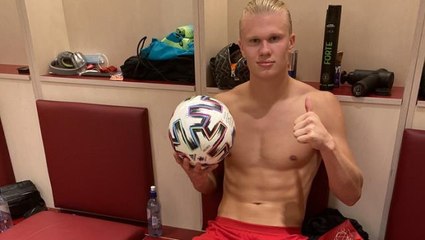 Bu sezon 8 maçta 11 gol atan Erling Haaland, performansından memnun değil