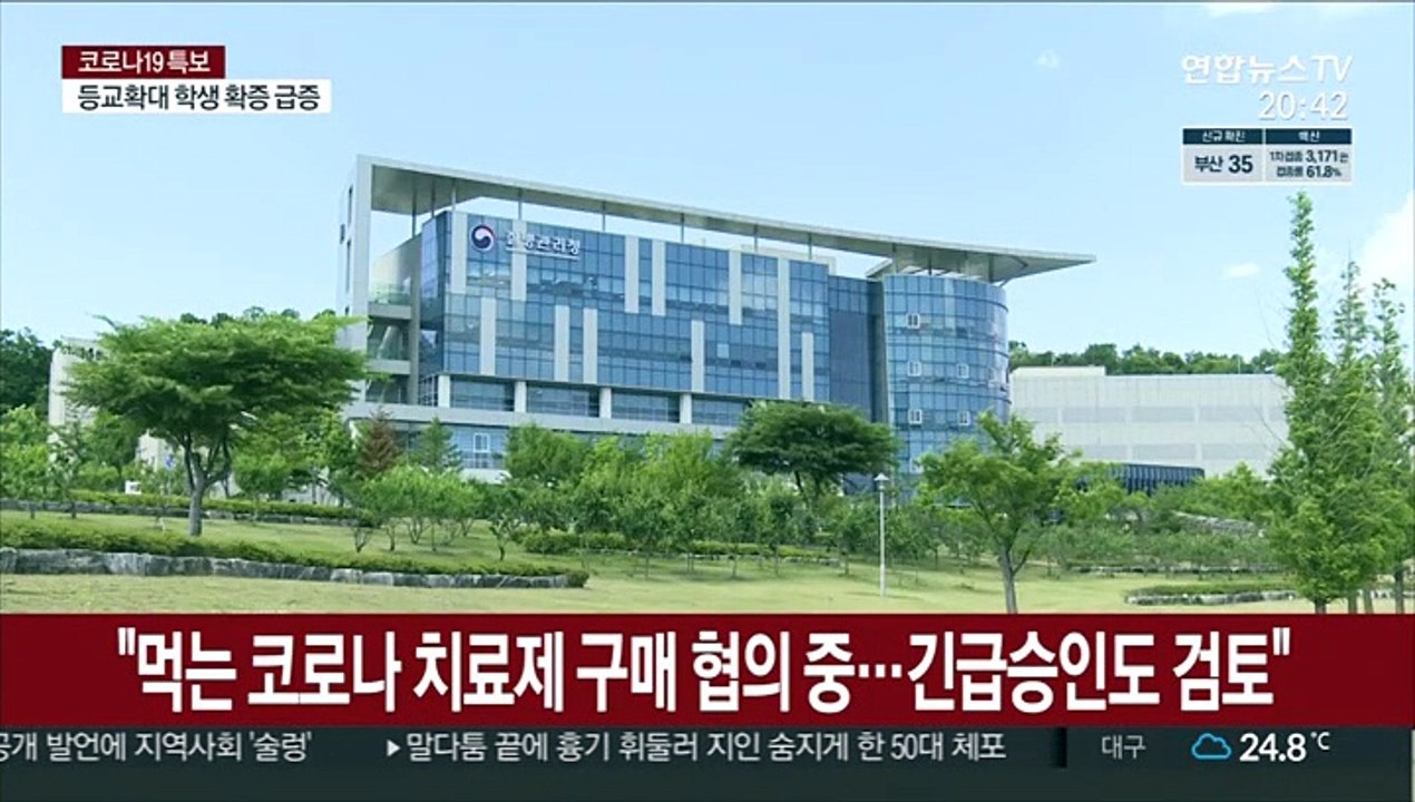 "먹는 코로나 치료제 구매 협의 중…긴급승인도 검토"