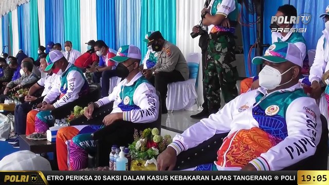 PRESISI Update 19.00 WIB : Kapolda Papua Hadiri Apel Pelepasan Kontigen PON XX Papua Tahun 2021