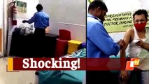 Viral Video | Security Guard Administers Injection To Patient In Odisha Hospital