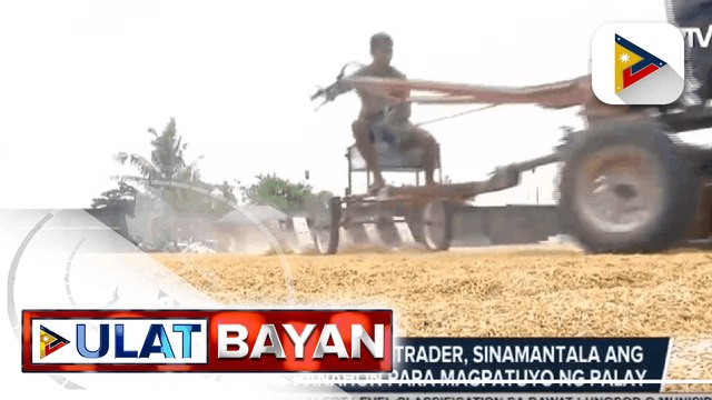 Mga magsasaka at rice trader, sinamantala ang pagganda ng panahon para magpatuyo ng palay ; Sitwasyon sa mga pantalan, bumalik na sa normal ayon sa PPA