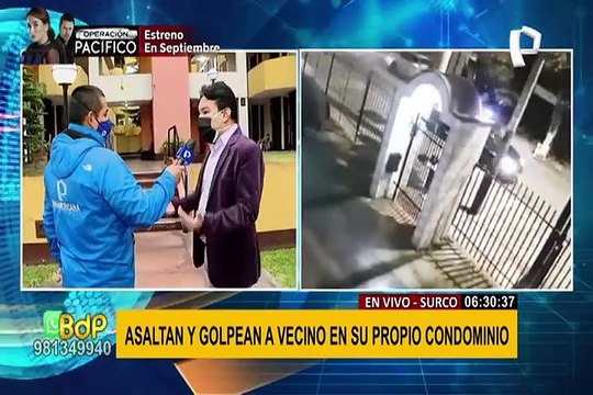 Surco: Víctima de robo en su propio condominio señala que ladrones eran extranjeros