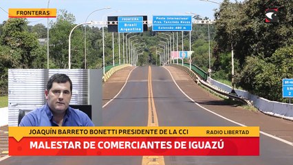 Malestar de comerciantes de Iguazú