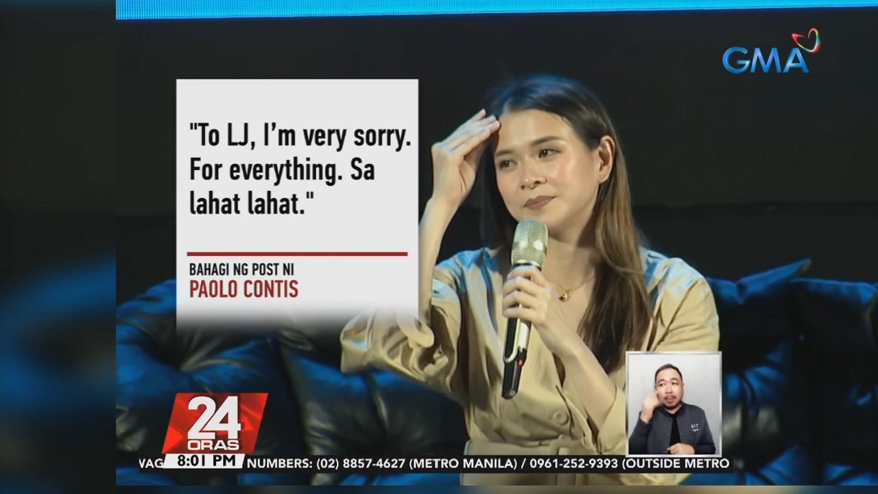 Paolo Contis, nilinaw ang isyu tungkol sa third party sa hiwalayan nila ni LJ Reyes; Nag-sorry rin sa aktres at sa mga bata | 24 Oras