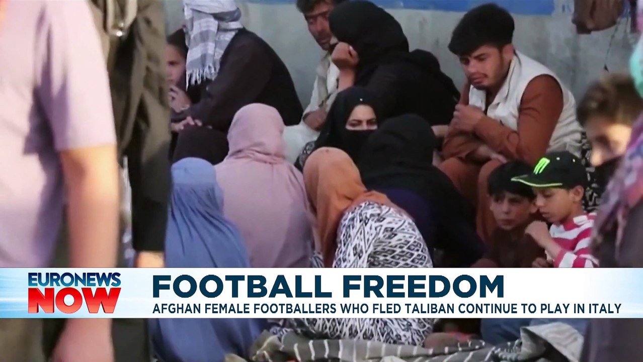 Afghan girls pursue football dream in Italy after fleeing Taliban