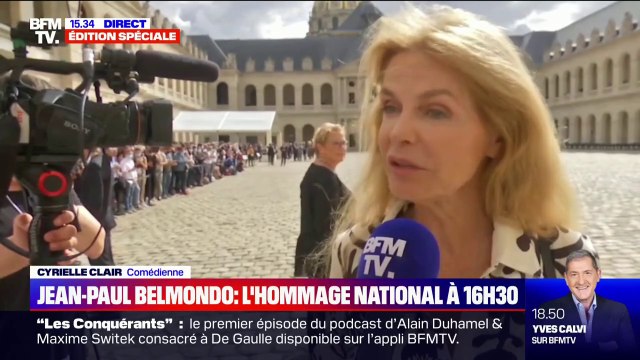 Cyrielle Clair à propos de Jean-Paul Belmondo: C'était un homme libre mais avec des valeurs