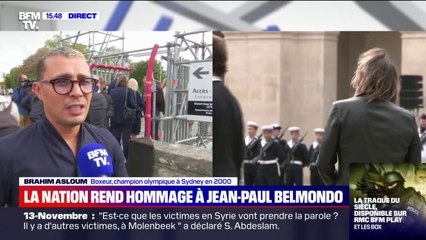 Brahim Asloum à propos de Jean-Paul Belmondo: "Il aimait les boxeurs, il avait un vrai respect pour l'athlète"