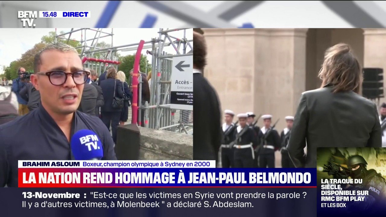 Brahim Asloum à propos de Jean-Paul Belmondo: "Il aimait les boxeurs, il avait un vrai respect pour l'athlète"