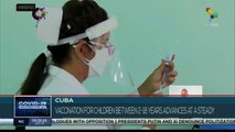 Cuban authorities continue with vaccination of children