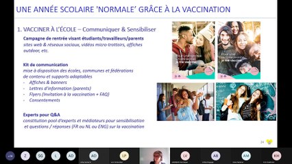 Situation épidémiologique et vaccinale à Bruxelles POINT PRESSE 07 09 2021