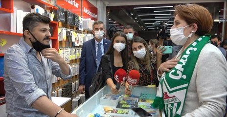 Vatandaşın Akşener'le yaşadığı diyalog dikkat çekti