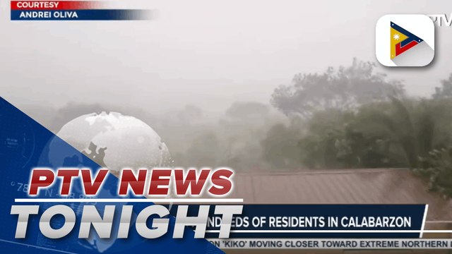 'Jolina' affects hundreds of residents in Calabarzon; 1 killed in landslide in Laurel, Batangas | via @louisaerispePTV