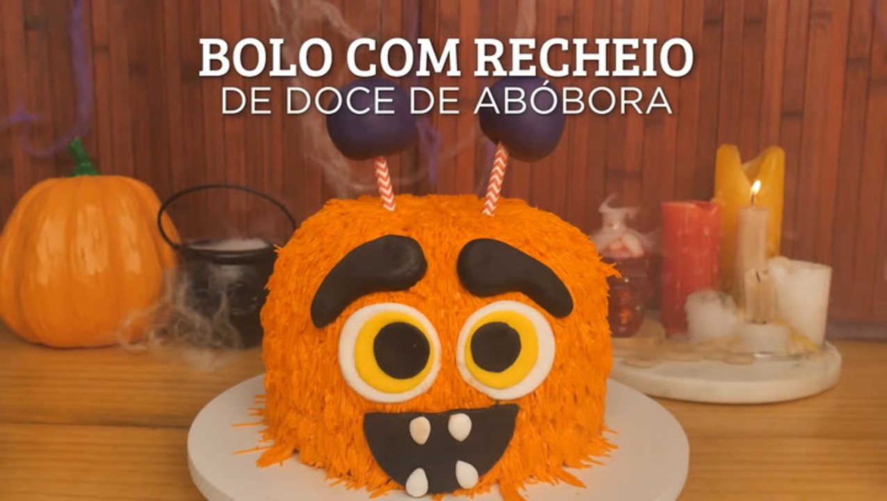Bolo com recheio de doce de abóbora — Receitas TudoGostoso