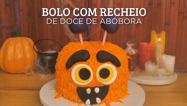 Bolo com recheio de doce de abóbora — Receitas TudoGostoso