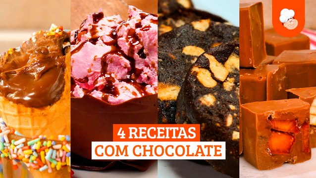 Receitas com chocolate — Receitas TudoGostoso