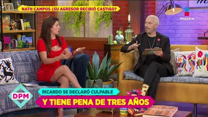 Rix se declara culpable de abusar de Nath Campos y pasará 3 años y 2 meses en prisión
