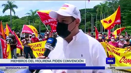 Miembros del partido molinera realizan protesta en tribunal electoral - Nex Noticias