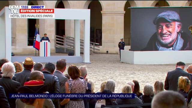 Macron rend hommage à Belmondo: Vous perdre aujourd'hui, c'est perdre un immense acteur et une part de nos vies