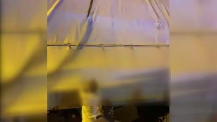 Durdurulan tırda 112 düzensiz göçmen yakalandı