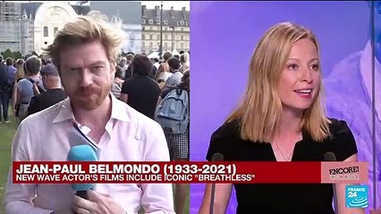 'Belmondo was the cool rebel of the new wave of French cinema'