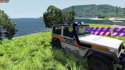 Truck Car VS HARD RİVER / Challenging River Test / BeamNG Drive