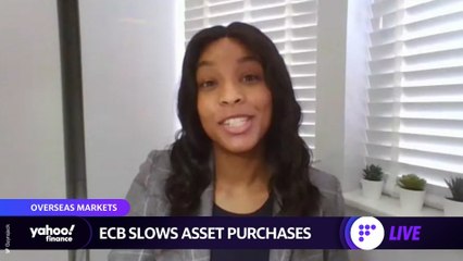 ECB slows asset purchases