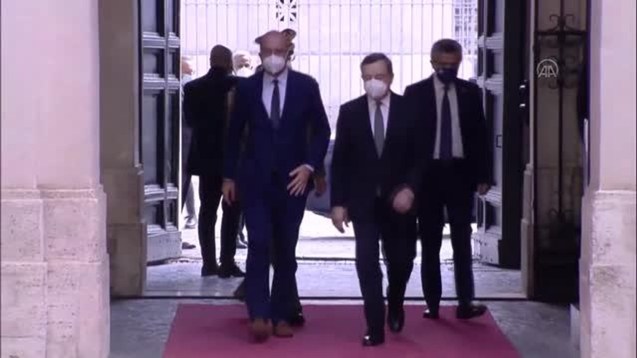 Son dakika haberleri: İtalya Başbakanı Draghi, AB Konseyi Başkanı Michel ile görüştü