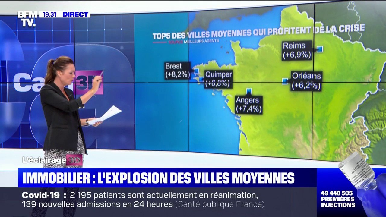 En 2021, les ventes immobilières ont explosé dans les villes moyennes