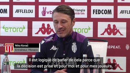 5e j. - Kovač : "Nous devons jouer notre match sans faire attention aux sanctions"